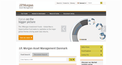 Desktop Screenshot of jpmorganassetmanagement.dk