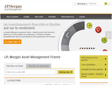 Tablet Screenshot of jpmorganassetmanagement.fr